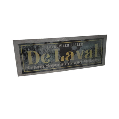 de laval separators and milkers sign weathered