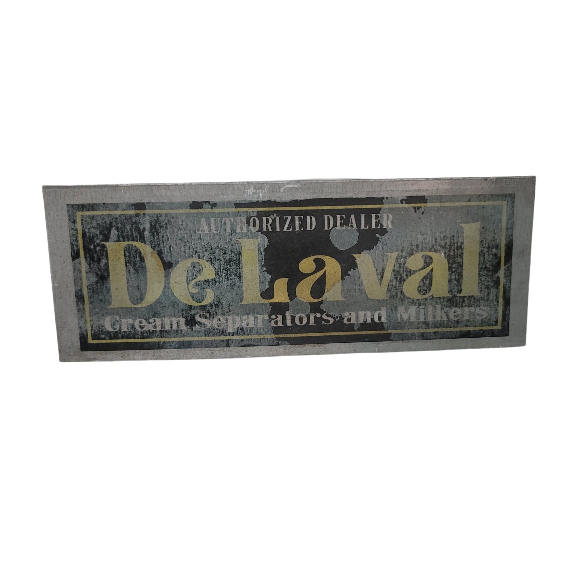 De Laval Separators and Milkers Sign Weathered