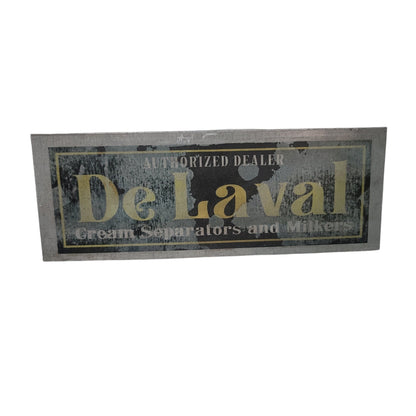 De Laval Separators and Milkers Sign Weathered