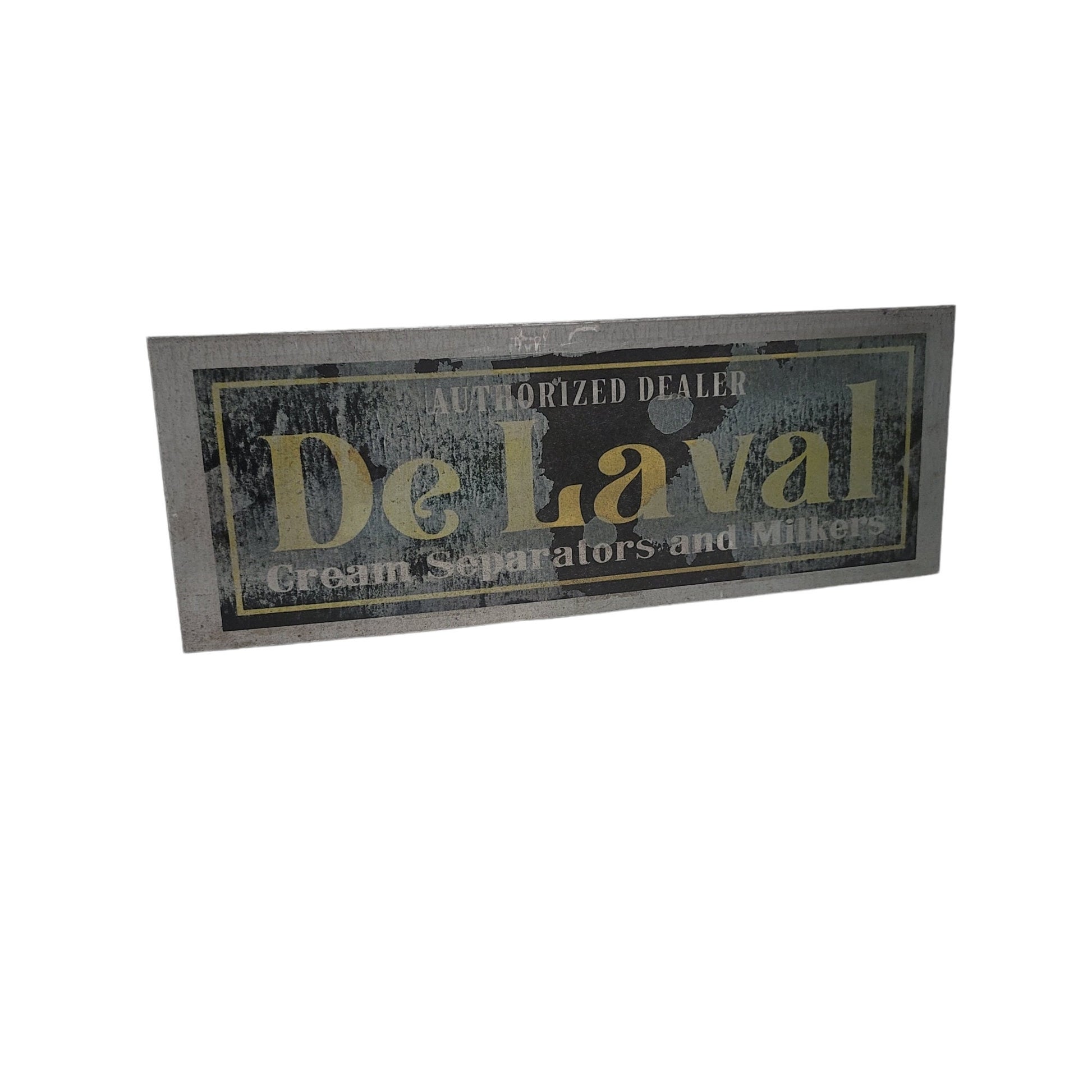 De Laval Separators and Milkers Sign Weathered