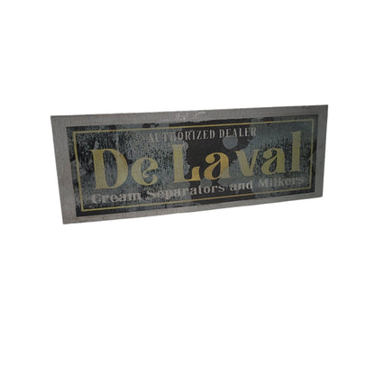 De Laval Separators and Milkers Sign Weathered