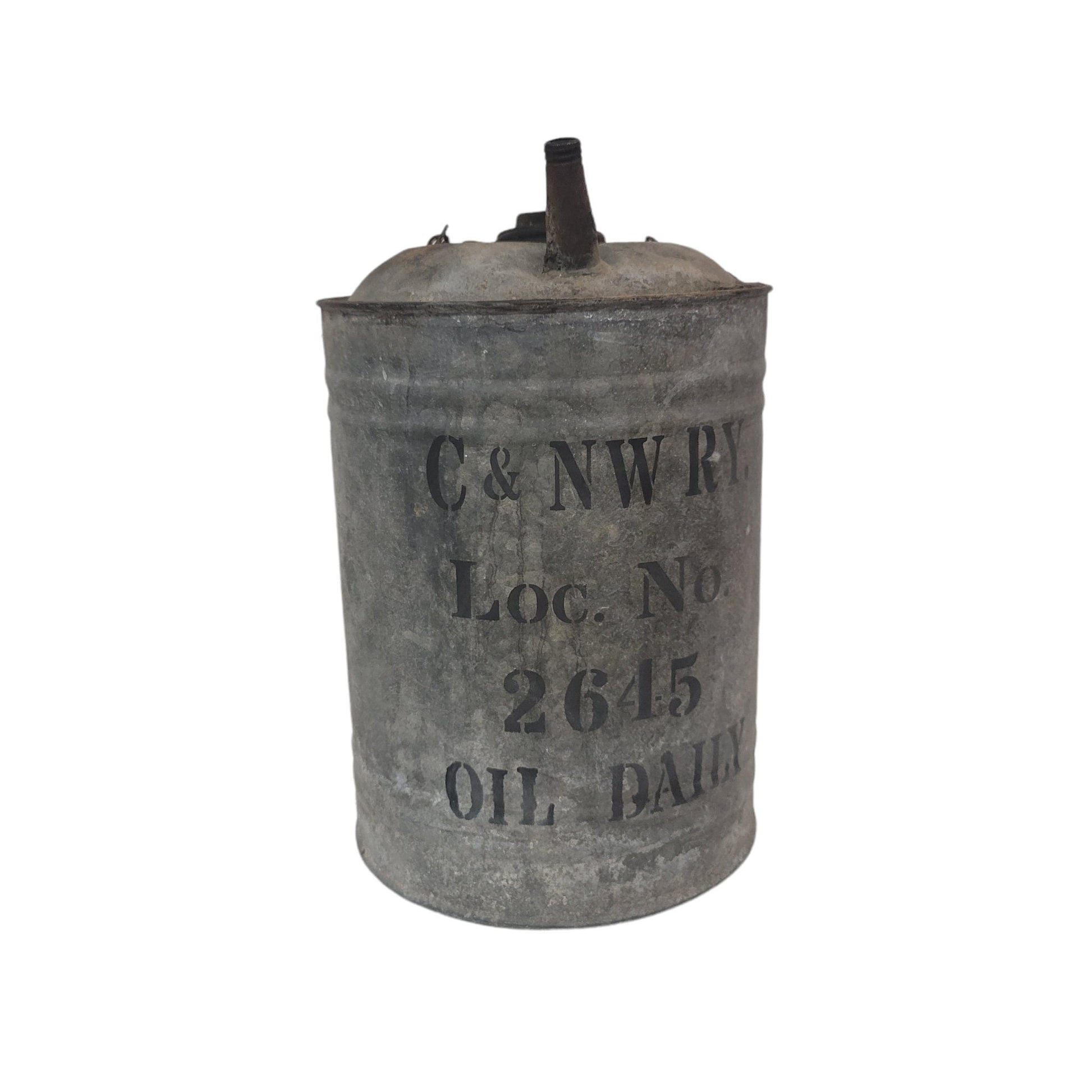 Chicago & North Western Railway Oil Can