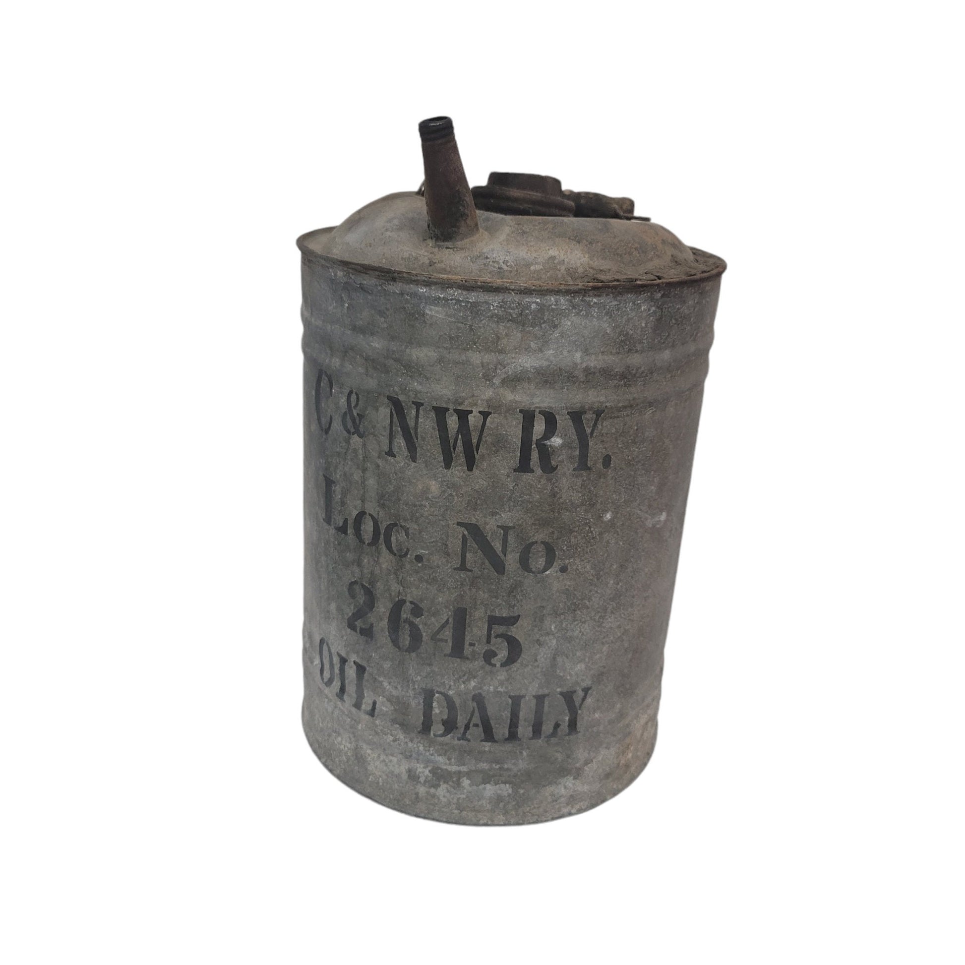 Chicago & North Western Railway Oil Can