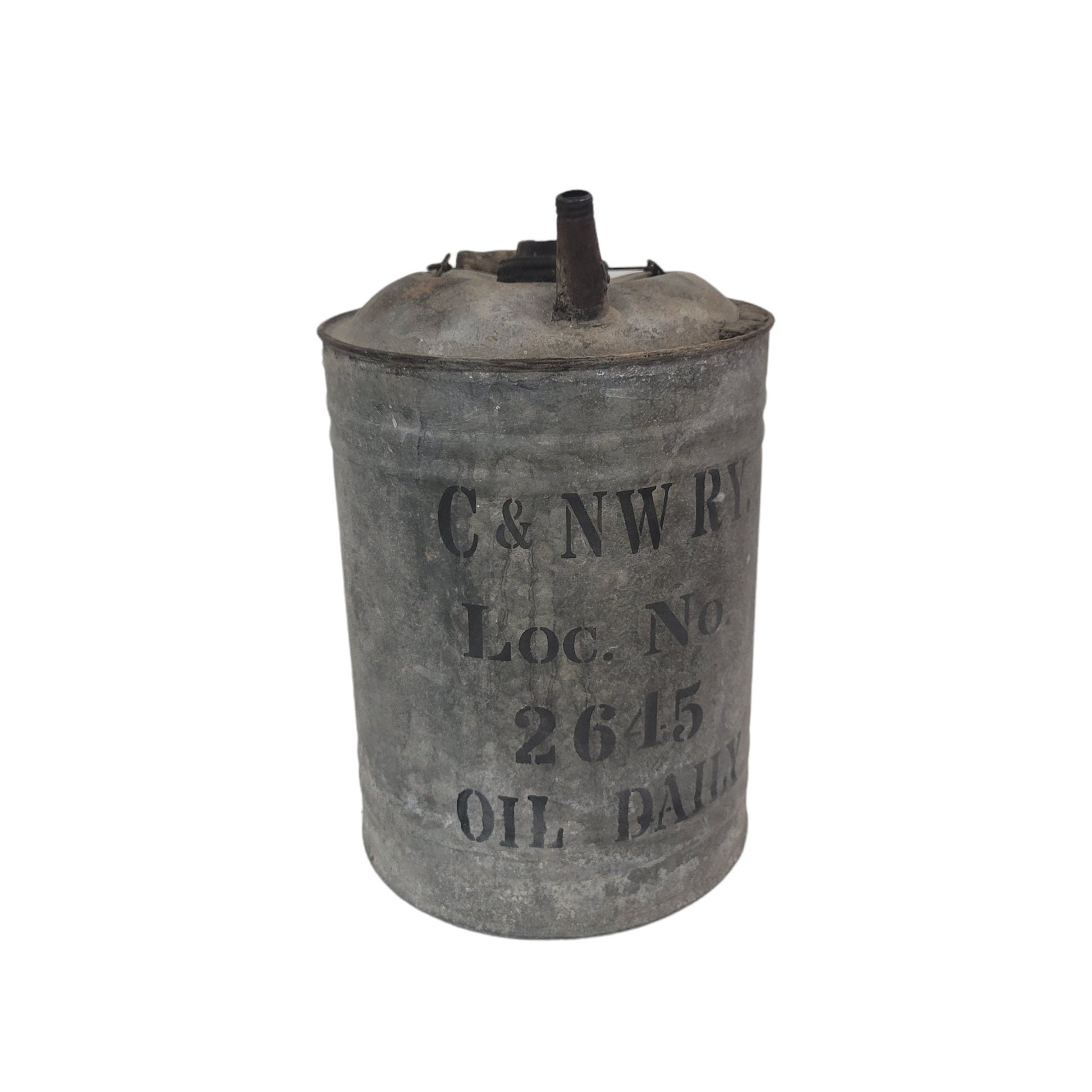 Chicago & North Western Railway Oil Can