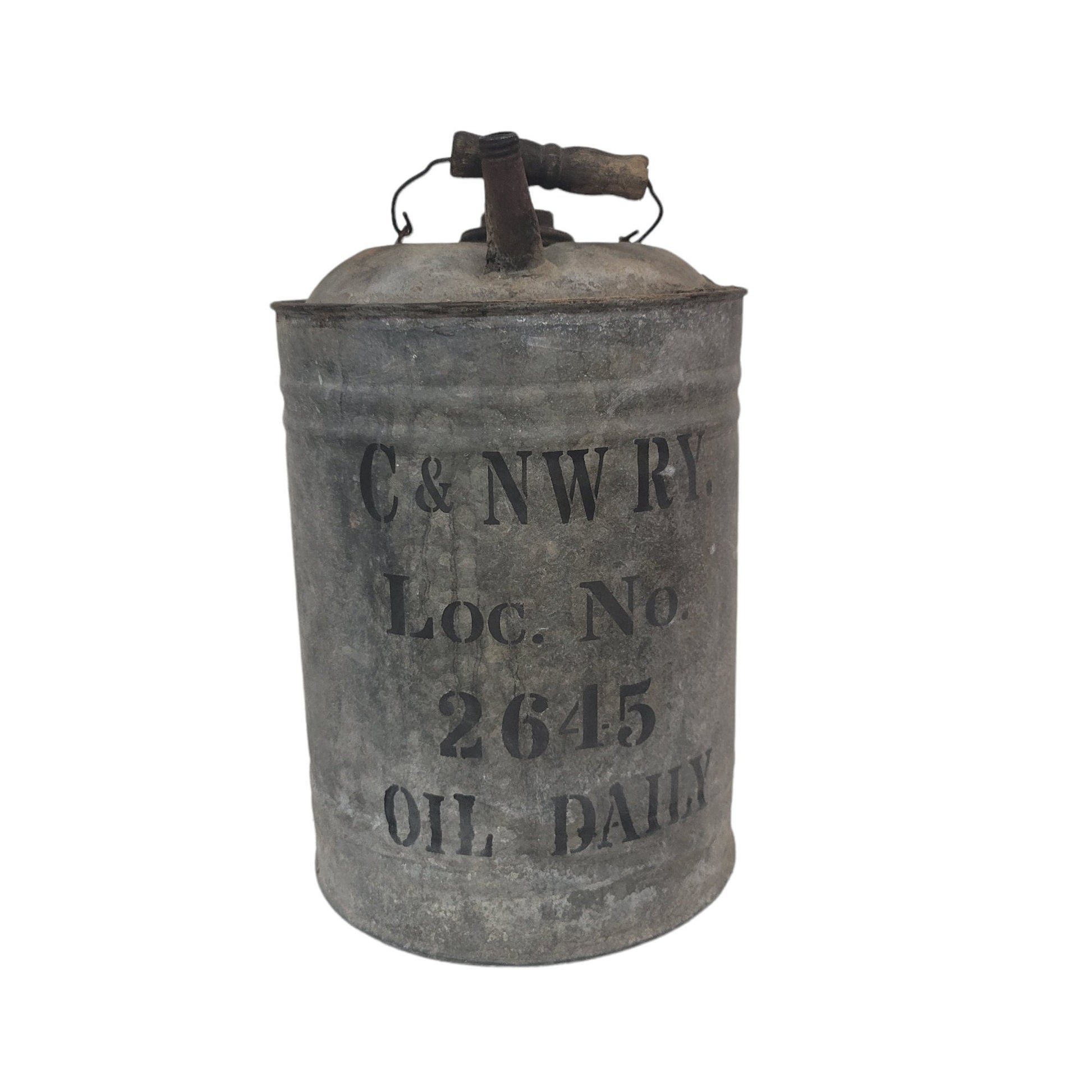 Chicago & North Western Railway Oil Can