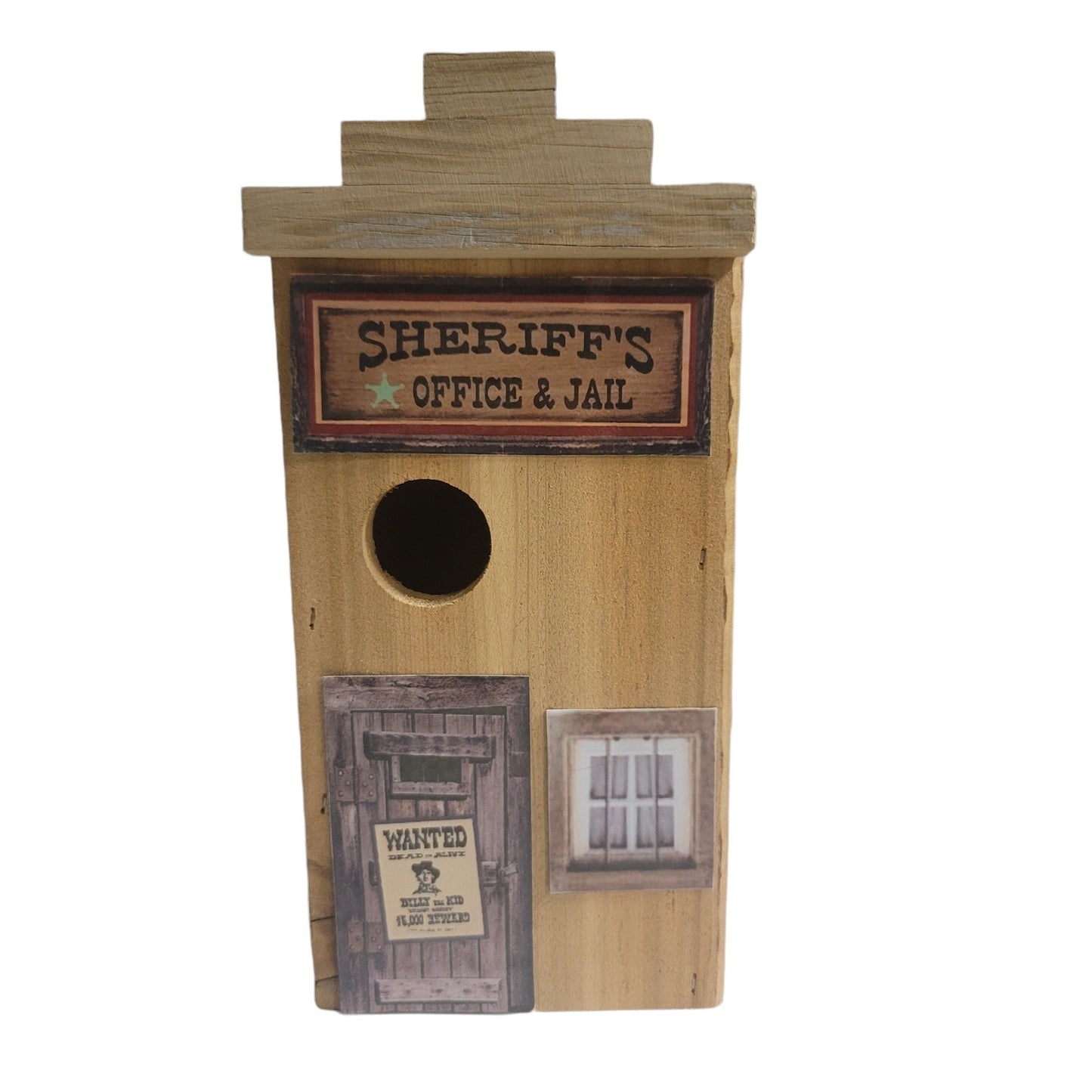 rustic birdhouse farmhouse decor post office hotel fire station sheriffs office