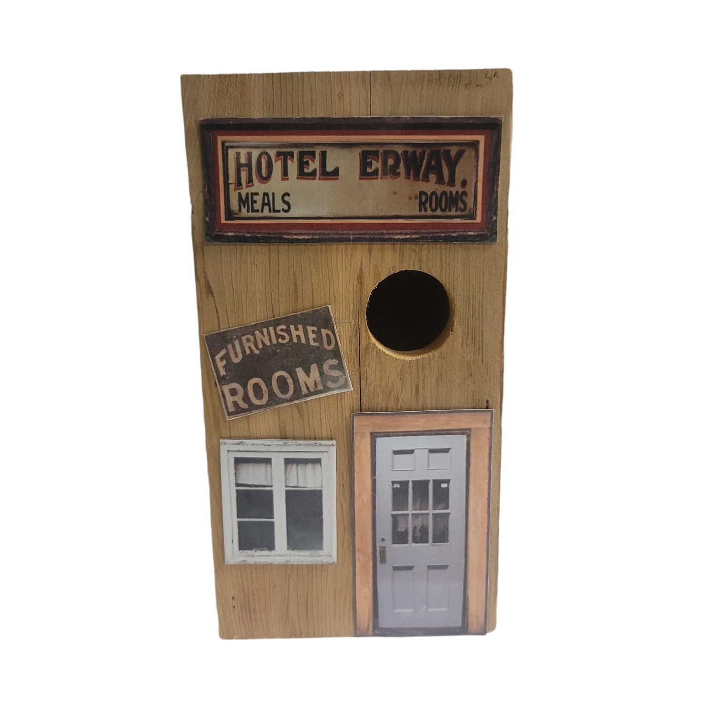 rustic birdhouse farmhouse decor post office hotel fire station sheriffs office