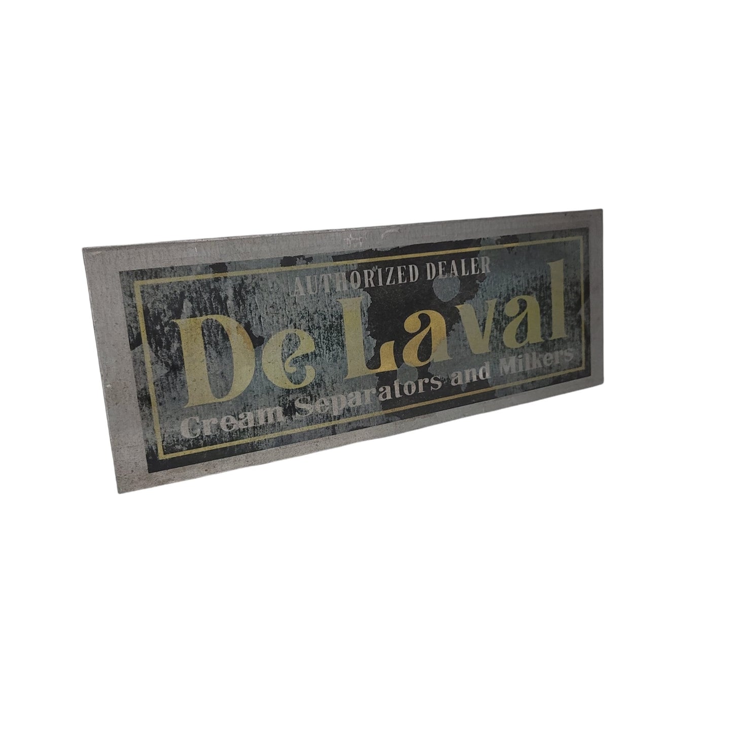 de laval separators and milkers sign weathered