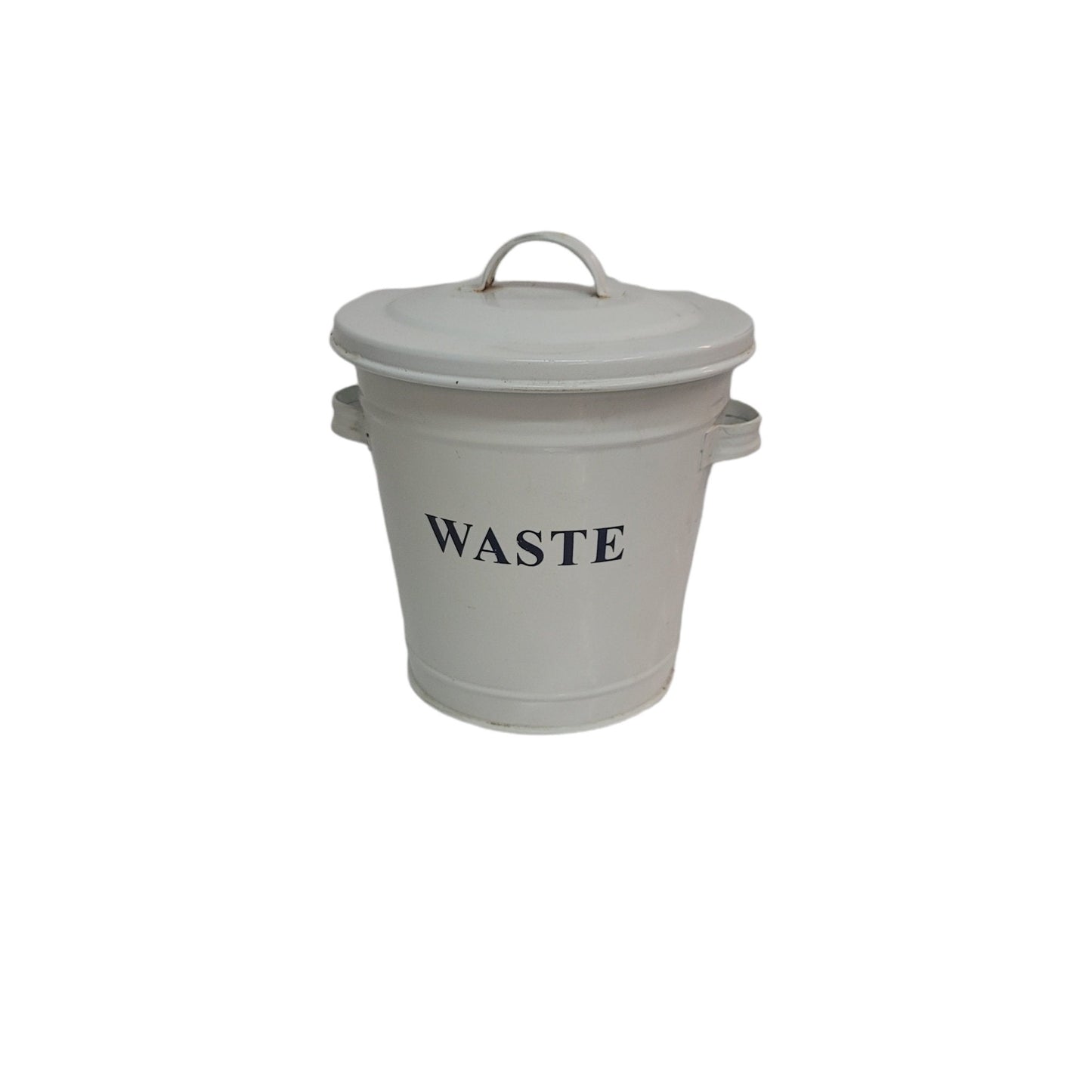 graniteware kitchen waste pail porcelain enamled