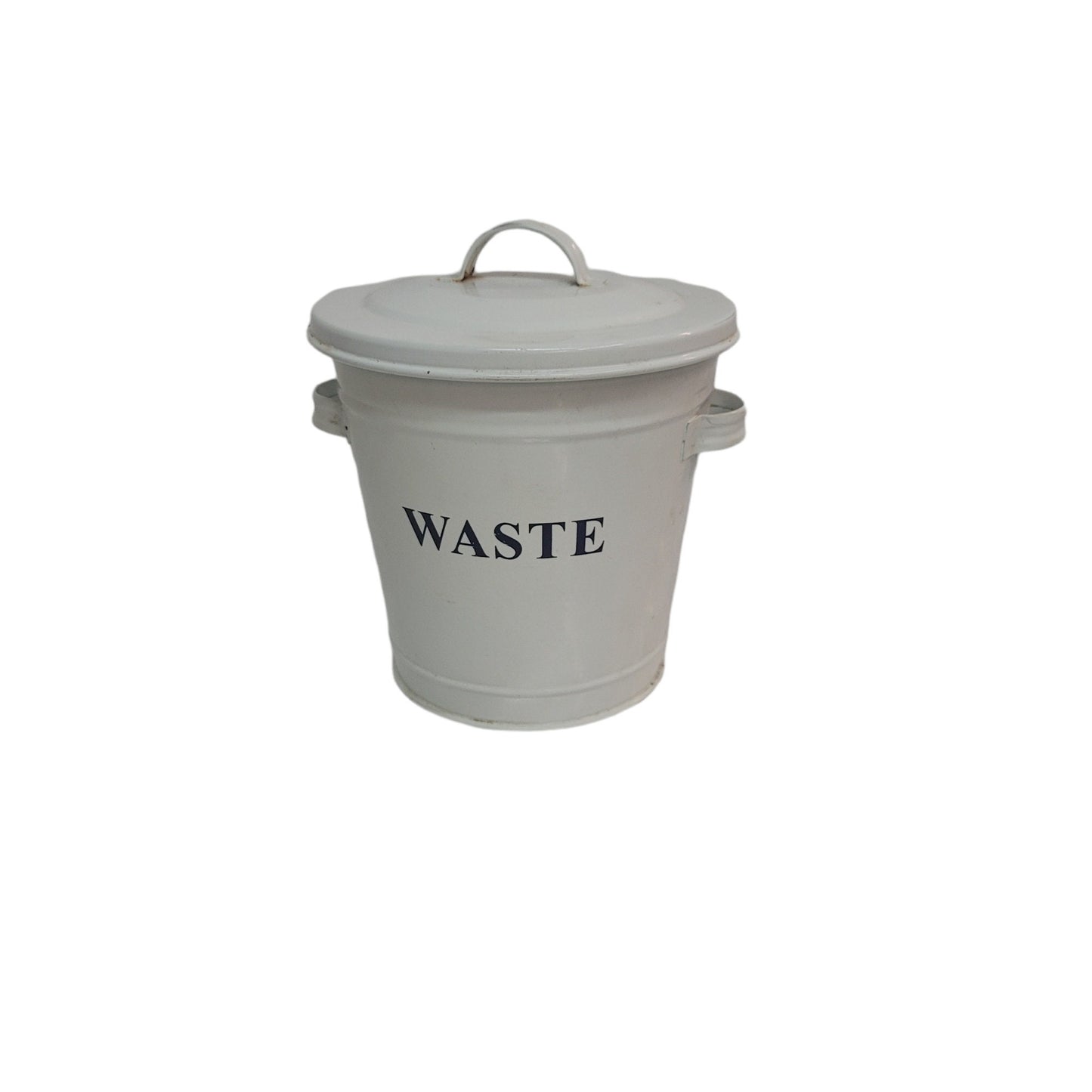 graniteware kitchen waste pail porcelain enamled