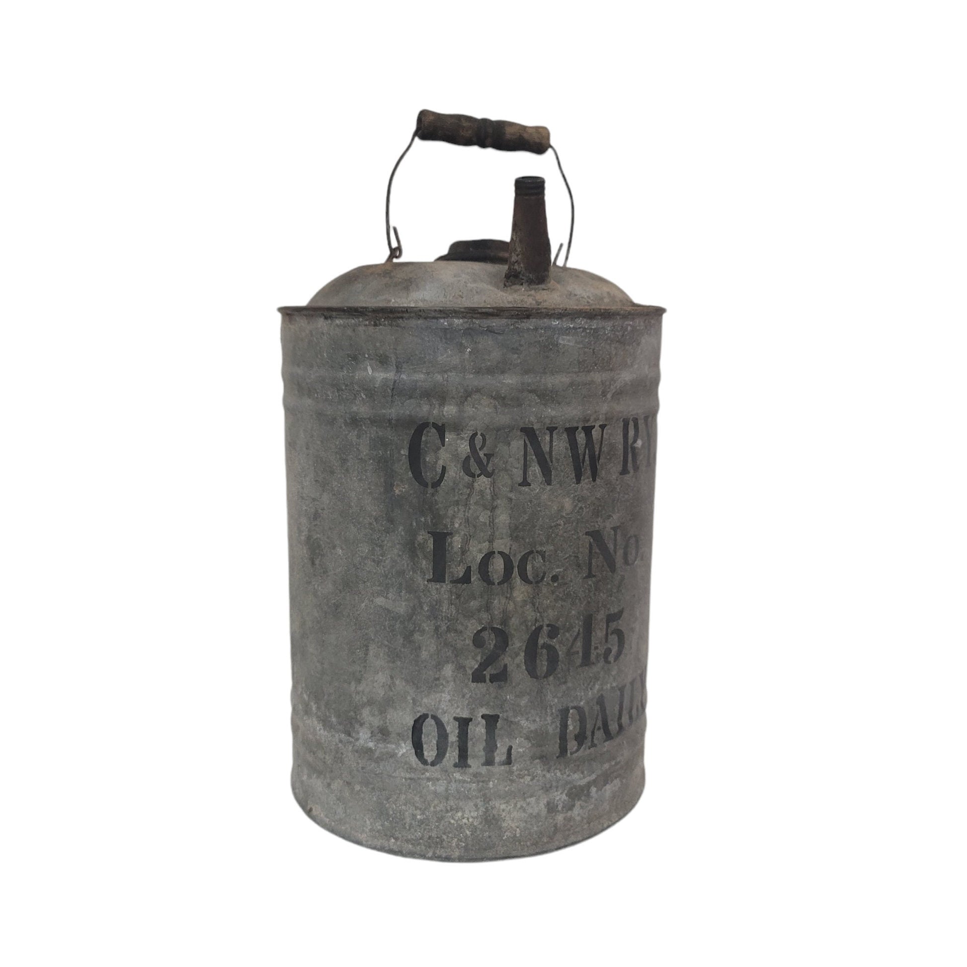 Chicago & North Western Railway Oil Can