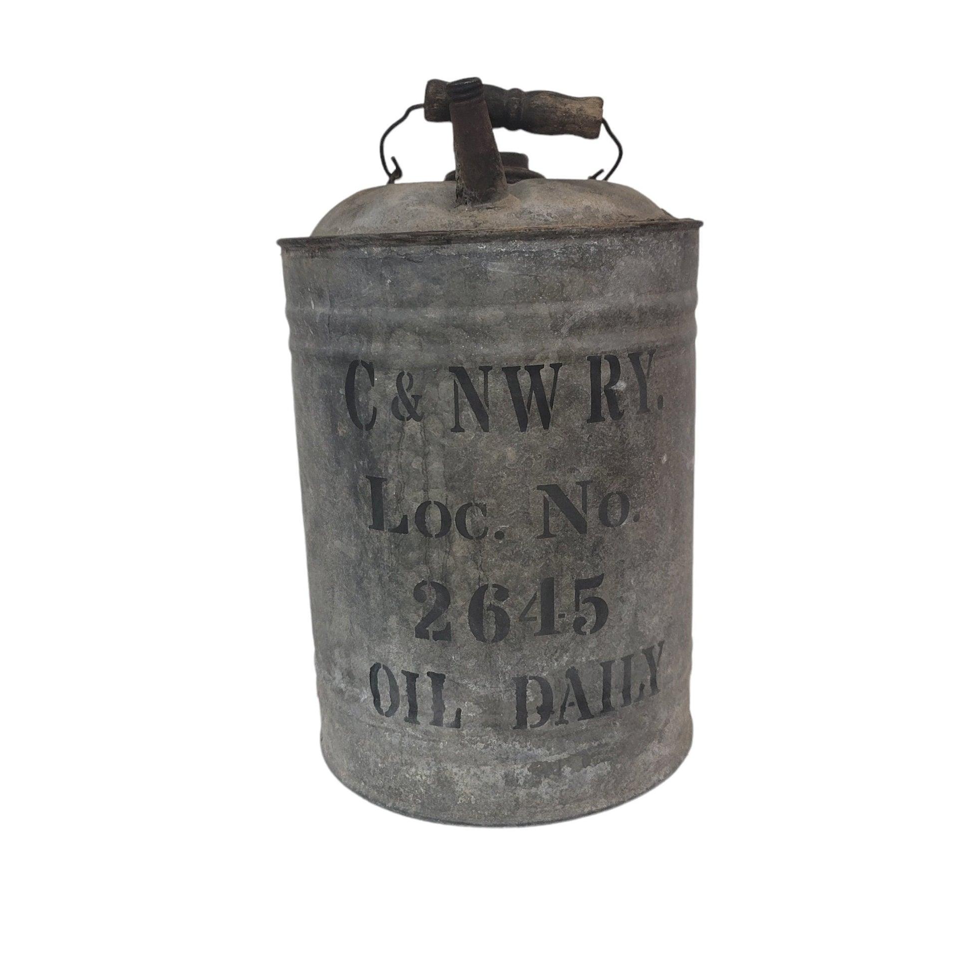 Chicago & North Western Railway Oil Can