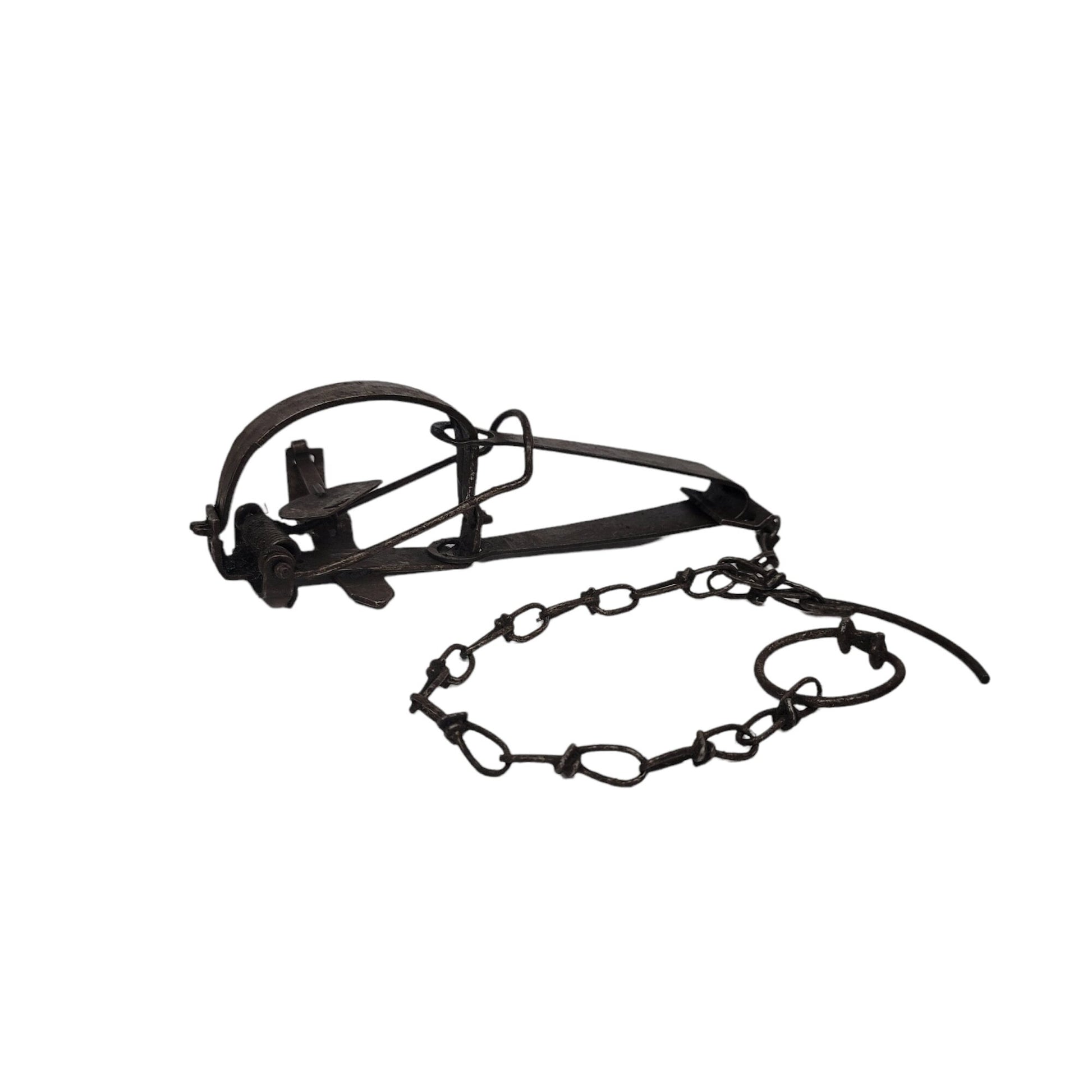 oneida victor leg hold animal trap, spring snare, racoon muskrat mink otter skunk