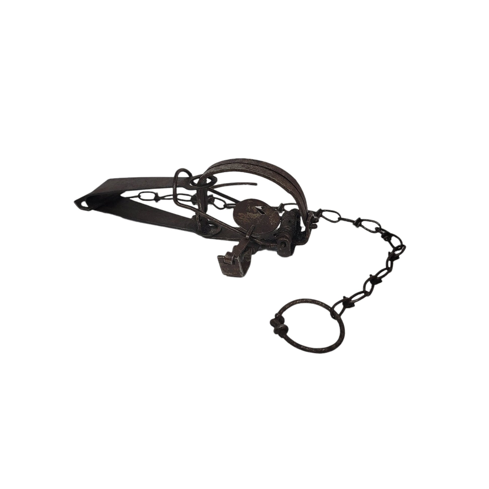 oneida victor leg hold animal trap, spring snare, racoon muskrat mink otter skunk