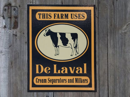 de laval separators and milkers sign farm sign