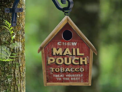 rustic birdhouse bird house handmade custom design old joe crow