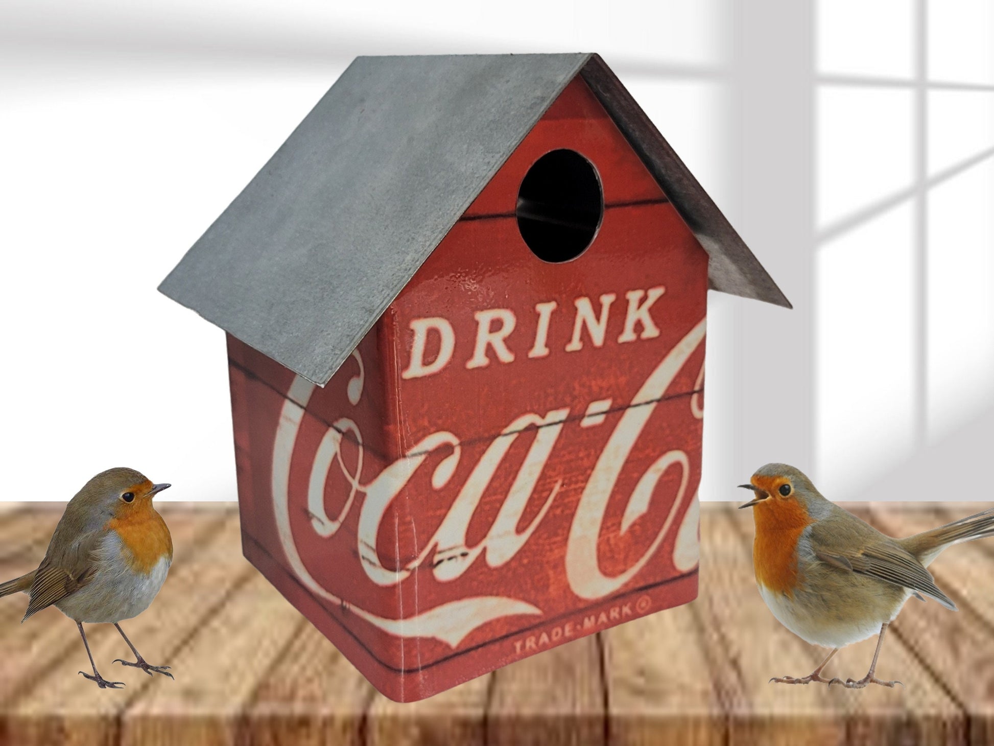 birdhouse | bird house | farmhouse decor | garden decor | kitty cat | handmade by me