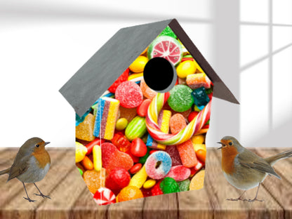 birdhouse | bird house | farmhouse decor | garden decor | kitty cat | handmade by me
