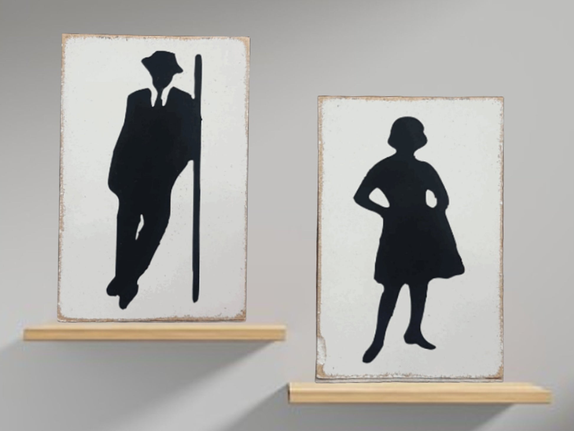 bathroom signs mens and womens bathroom restroom sign