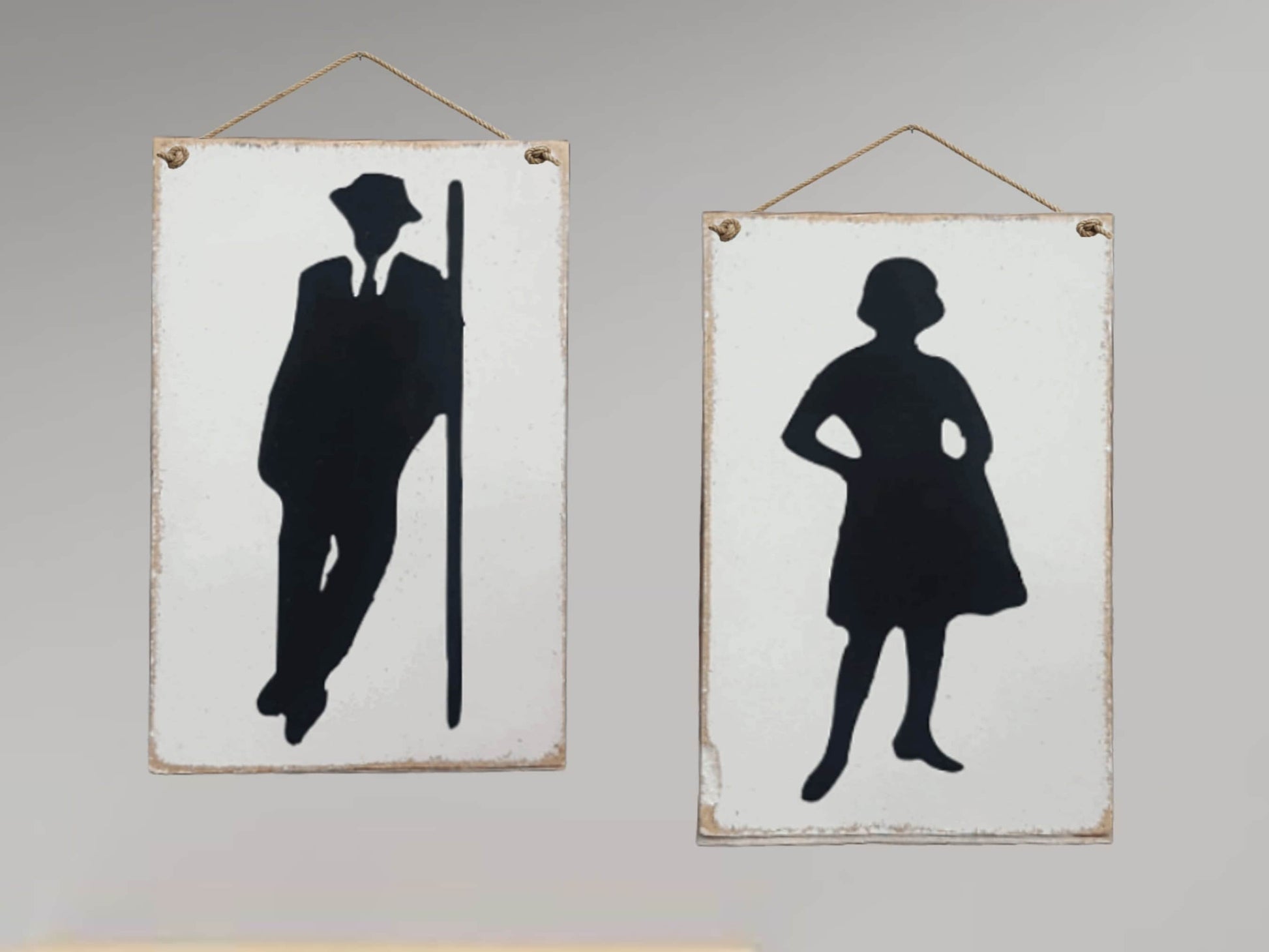 bathroom signs mens and womens bathroom restroom sign