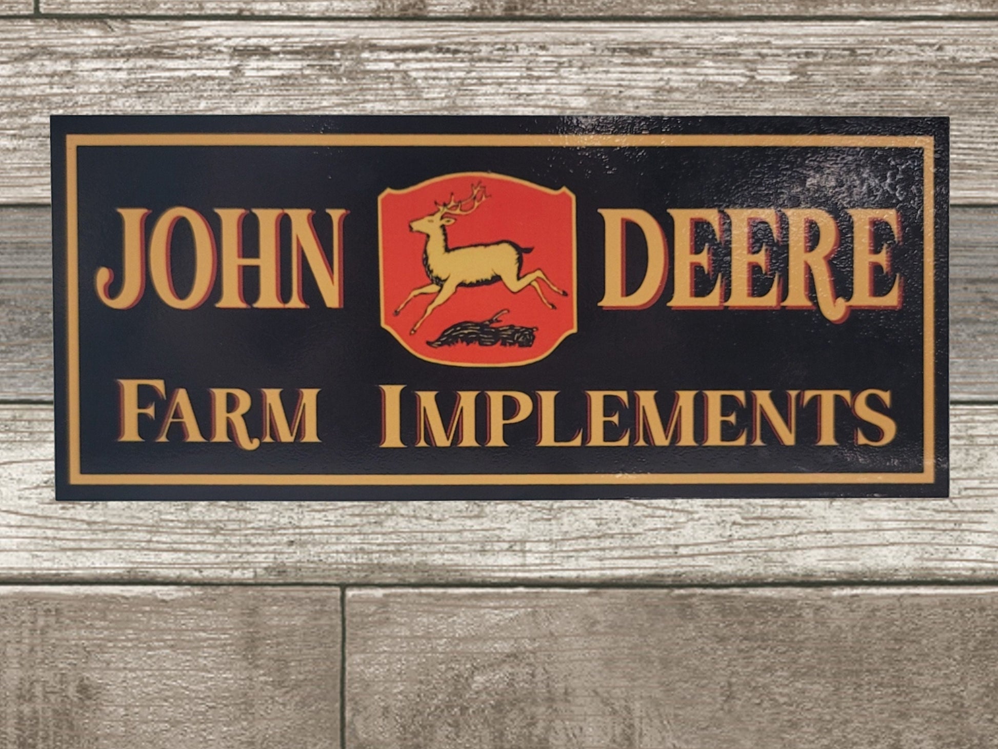 john deere farm implements sign farm decor antique tractor sign
