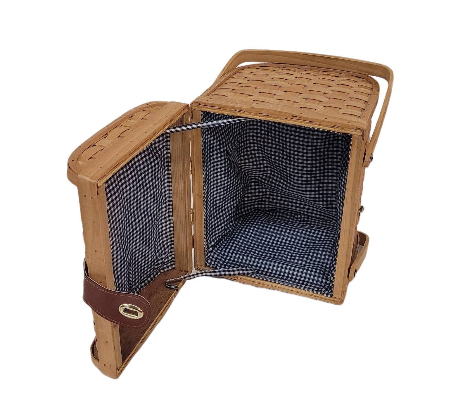 wicker picnic basket sewing basket storage organization