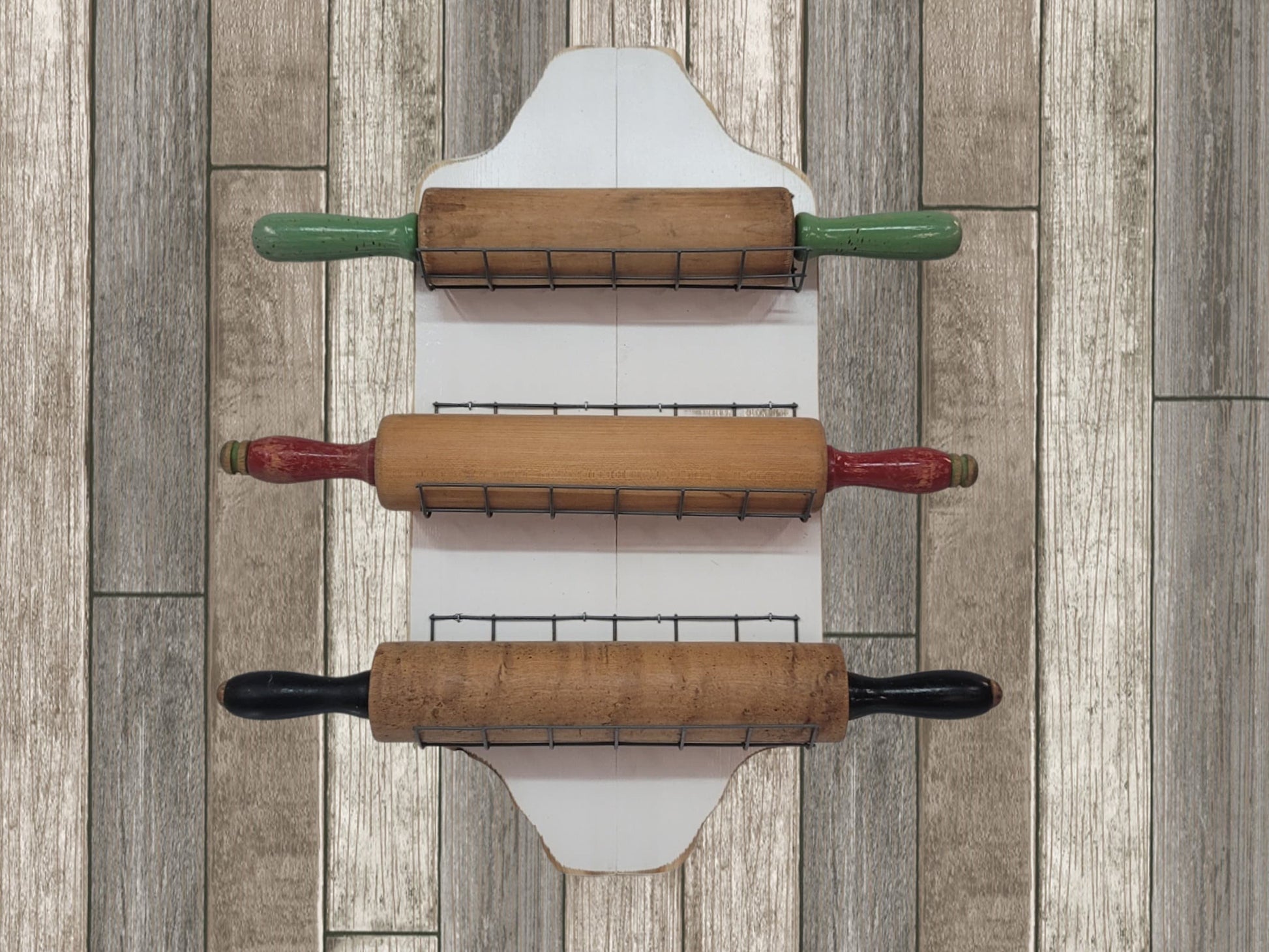 rolling pin holder display rack