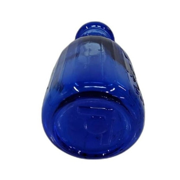 cobalt blue milk bottle glass container