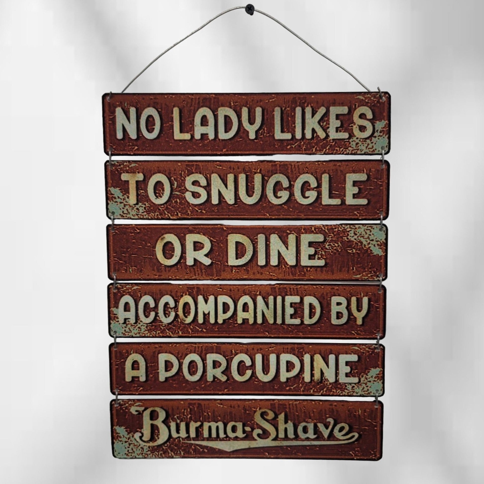 burma shave barber sign vintage advertizing shaving sign