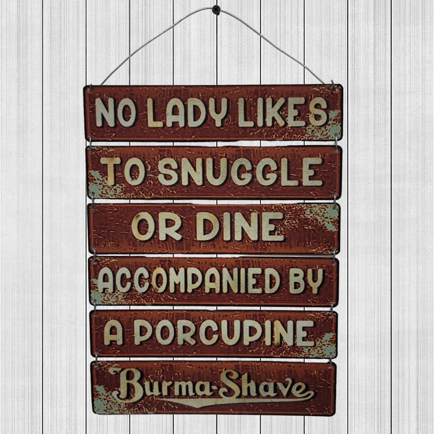 burma shave barber sign vintage advertizing shaving sign