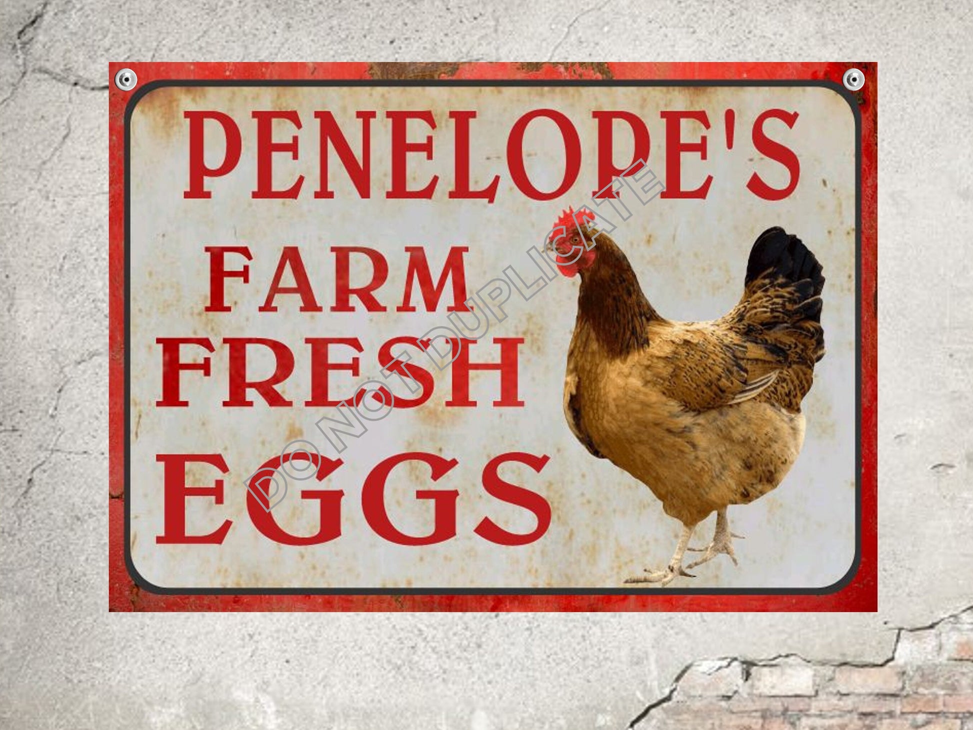 rustic fresh eggs sign add your name farmhouse wall decor
