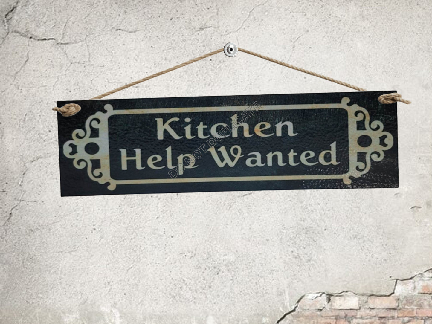 kitchen help wanted sign rustic kitchen decor