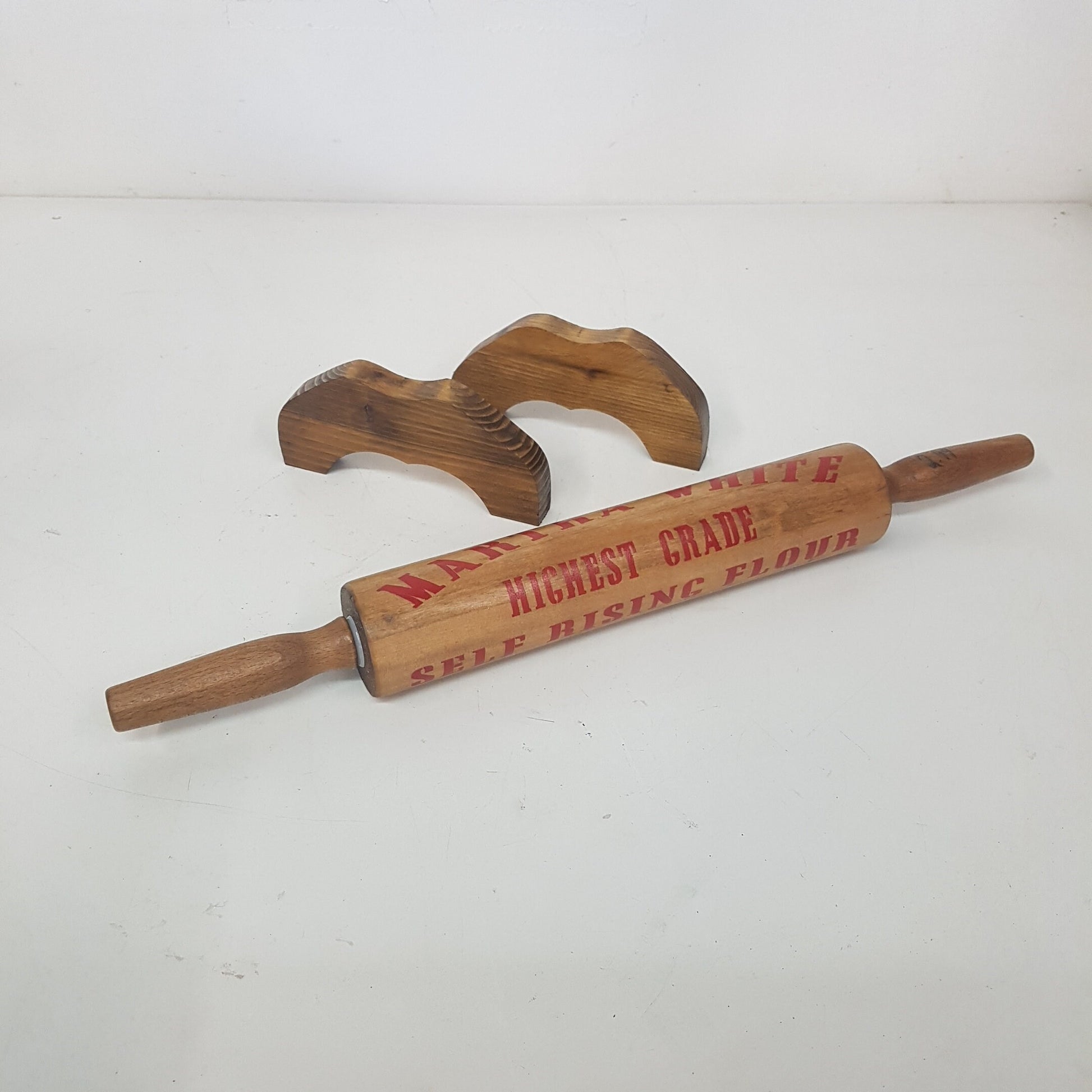 wooden rolling pin martha white farmhouse decor gift for mom