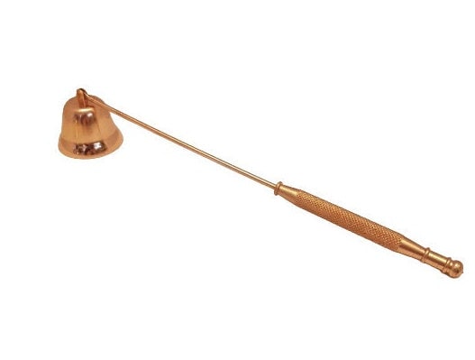 rose gold candle snuffer fine dining romantic table decor