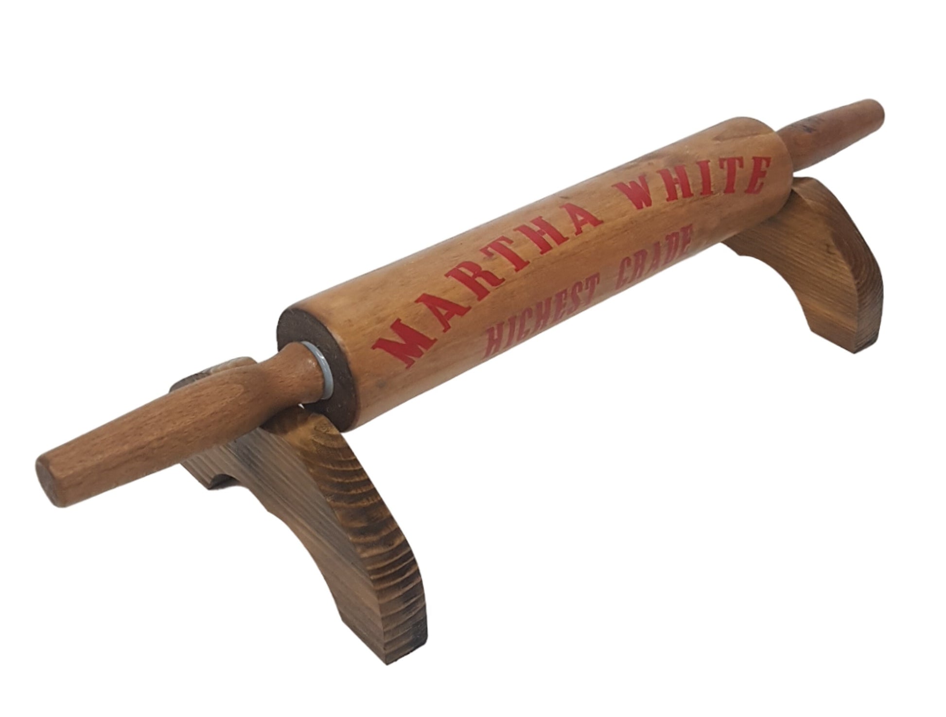 wooden rolling pin martha white farmhouse decor gift for mom