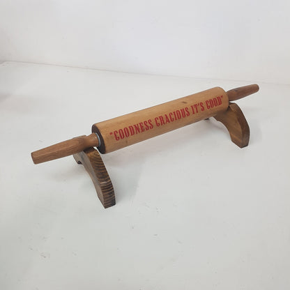 wooden rolling pin martha white farmhouse decor gift for mom