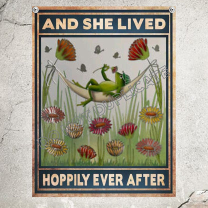 frog sign love gift and she lived hoppily ever after marriage or divorce