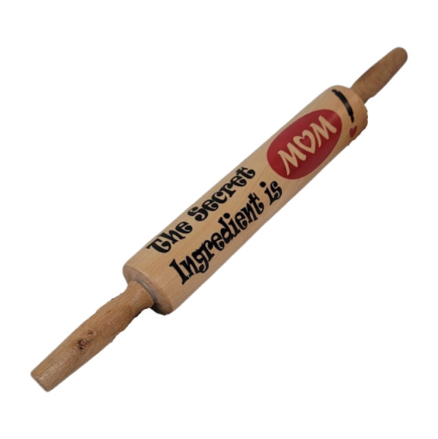 Rolling Pin The Secret Ingredient Is Mom Kitchen Gift