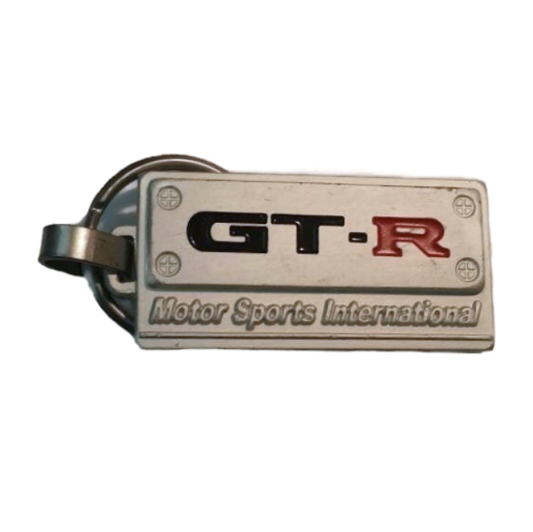 GT-R Motor Sports International Keychain Vintage Automotive Gift Collectible