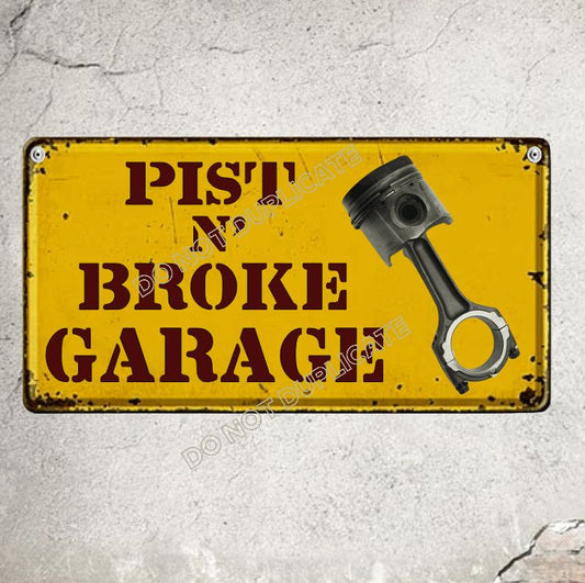Mechanics sign Automotive Garage Car Repair Sign