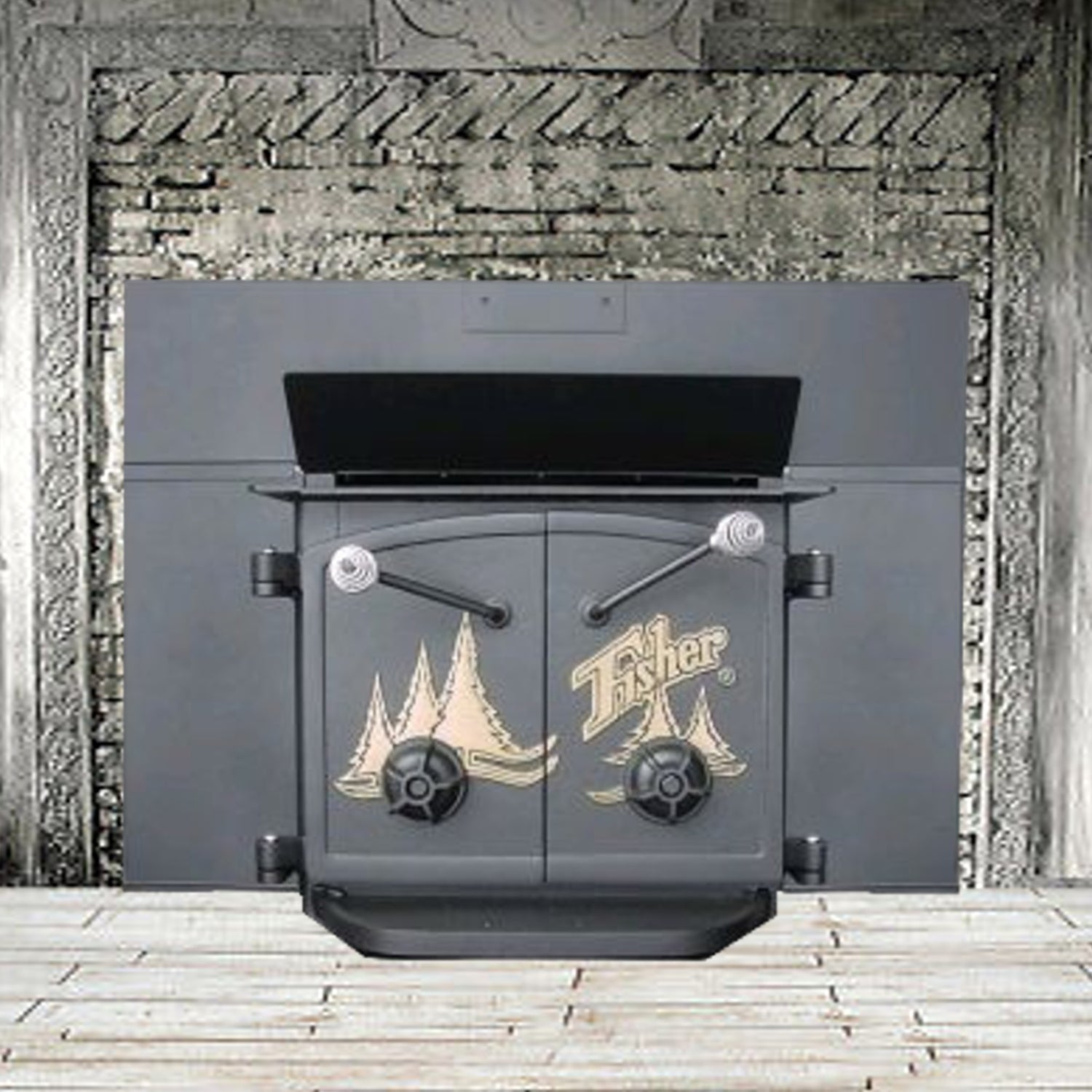 Grandma Bear Fisher Wood Stove Insert – Wainfleet Trading Post