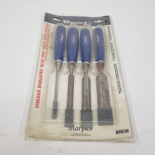 record wood turning chisel set four piece