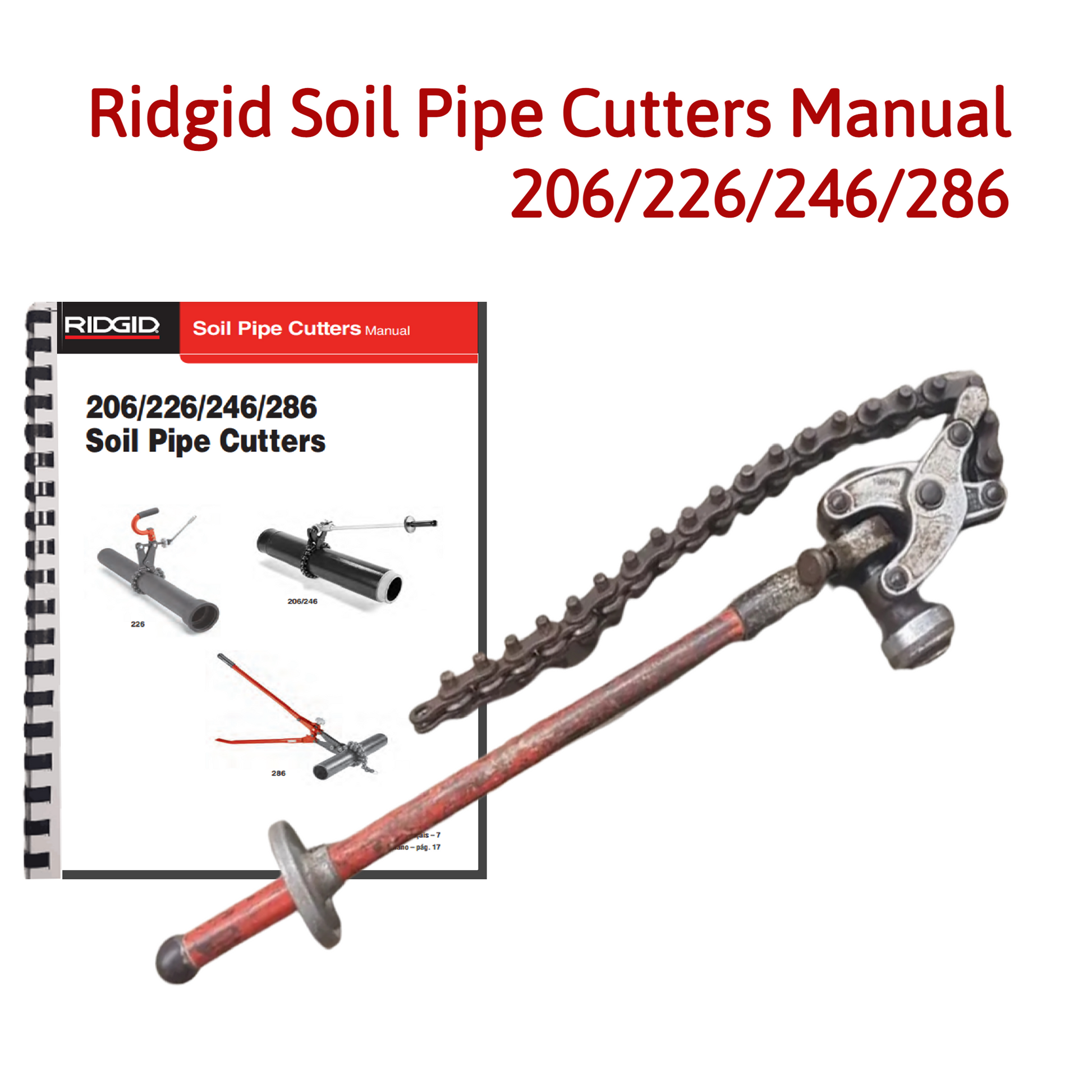 ridgid soil pipe cutter ridgid 206
