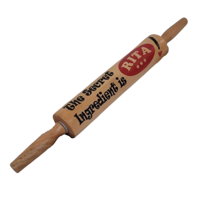 Rolling Pin Gift Idea The Secret Ingredient Is Rita Add Your Name