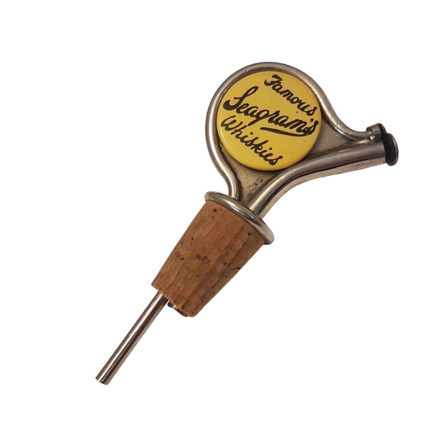 Famous Seagrams's Whiskies Bottle Stopper RARE FIND