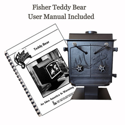 teddy bear fisher wood stove