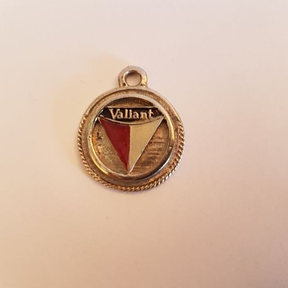plymouth valiant keychain vintage car collectible