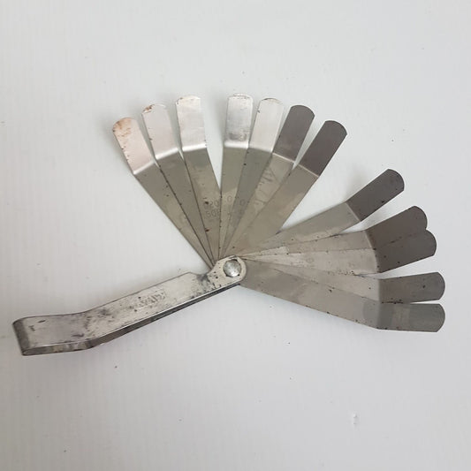 vintage kastar precision feeler gauge set of 12