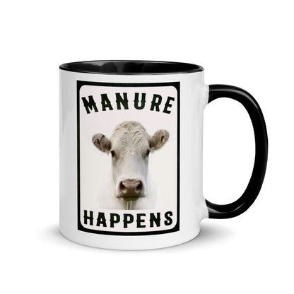 Gift Mug Manure Happens Cow Mug