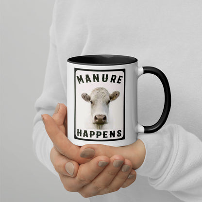 Gift Mug Manure Happens Cow Mug